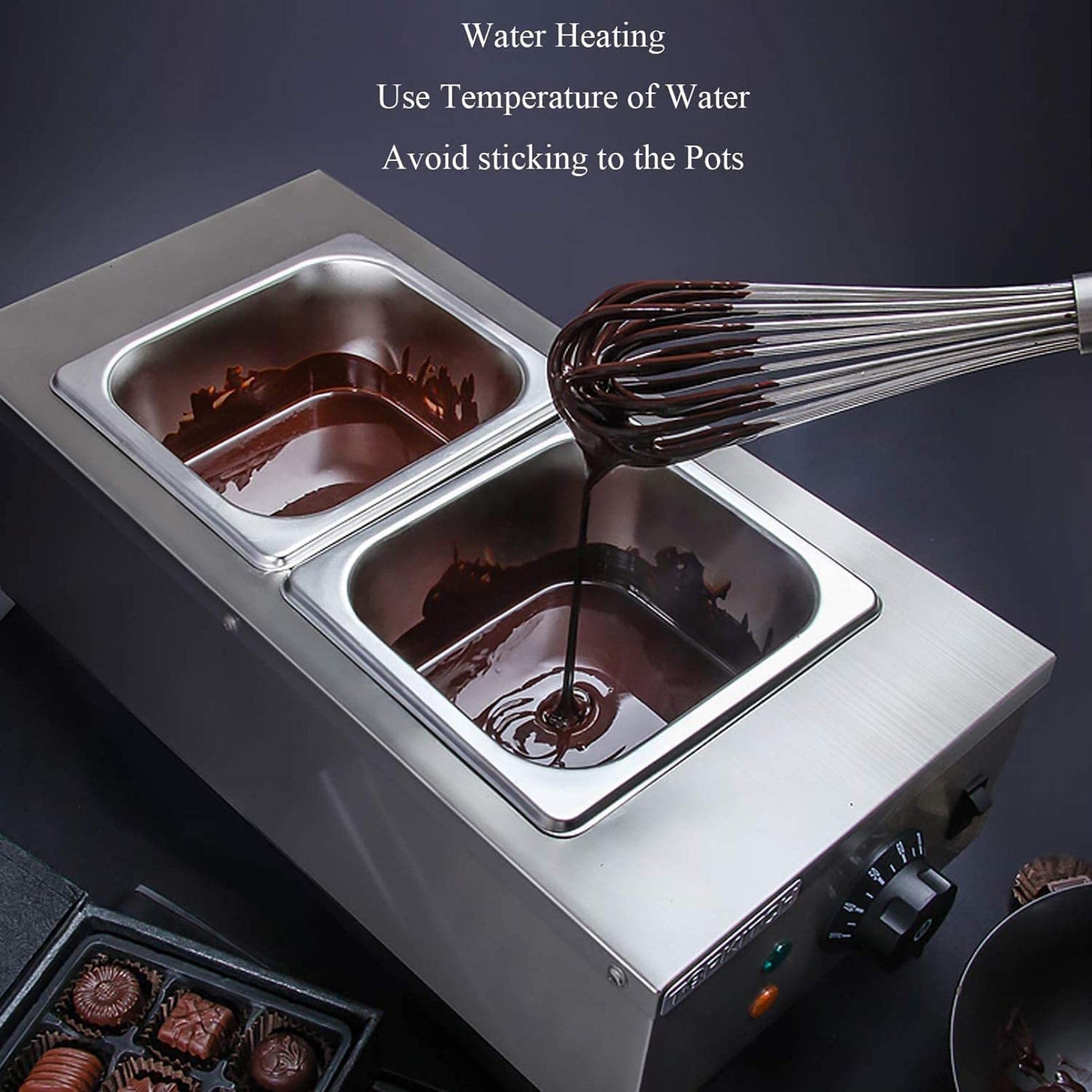 Amazon｜業務用チョコレートテンパリングマシン 2タンク